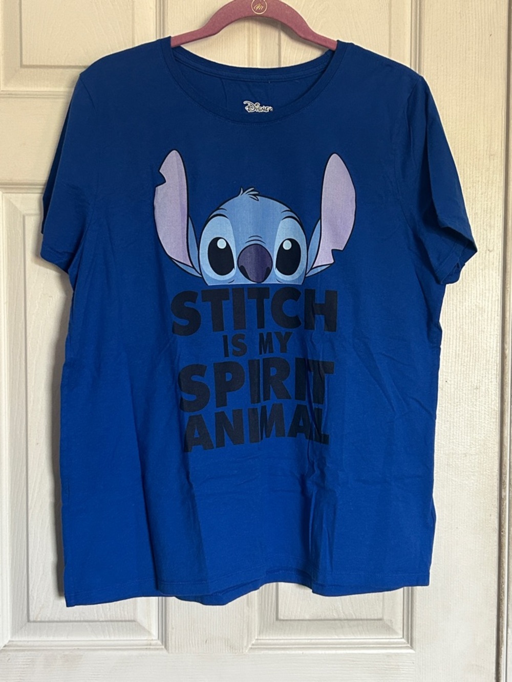 Disney stitch is my spirit animal short sleeve graphic tee size XL juniors